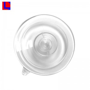 transparent gummi vakuum pvc sugkopp med skruv